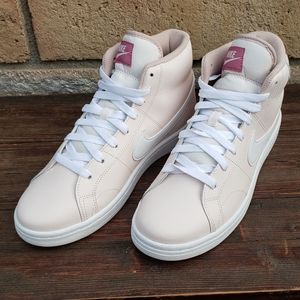 Size 9 - Nike Court Royale 2 Mid Light Soft Pink White Women's